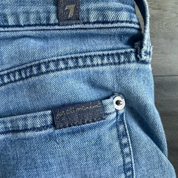 7 for All Mankind Straight Leg Jeans Size 25 - Picture 5 of 5